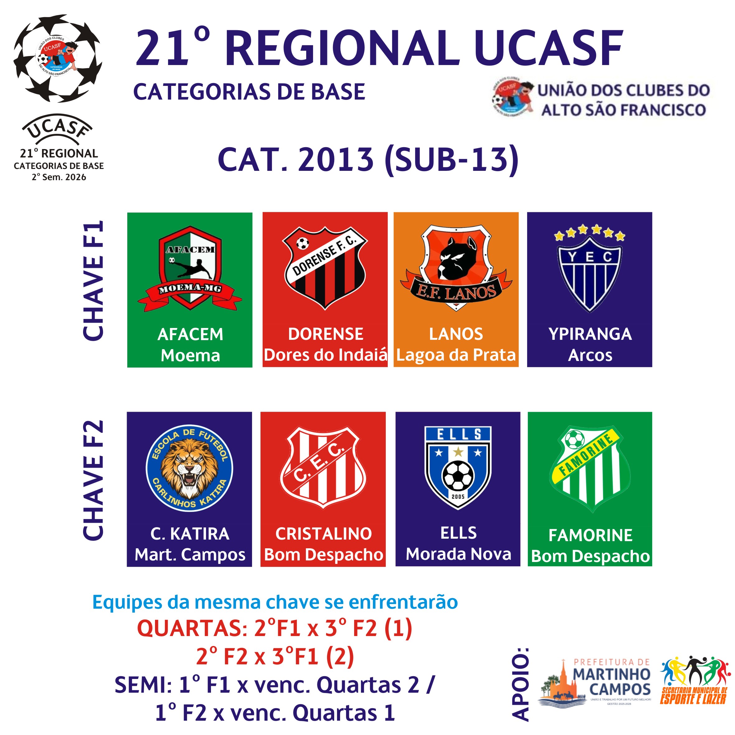 Escolinha do Dorense confirmada no 21º Regional UCASF — foto 2